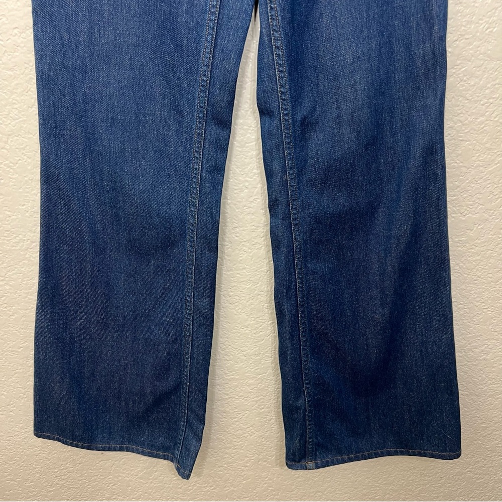J Brand Flare Jeans Dark Wash Mid Rise 70’s Retro No Pockets Size 27 - Picture 4 of 12